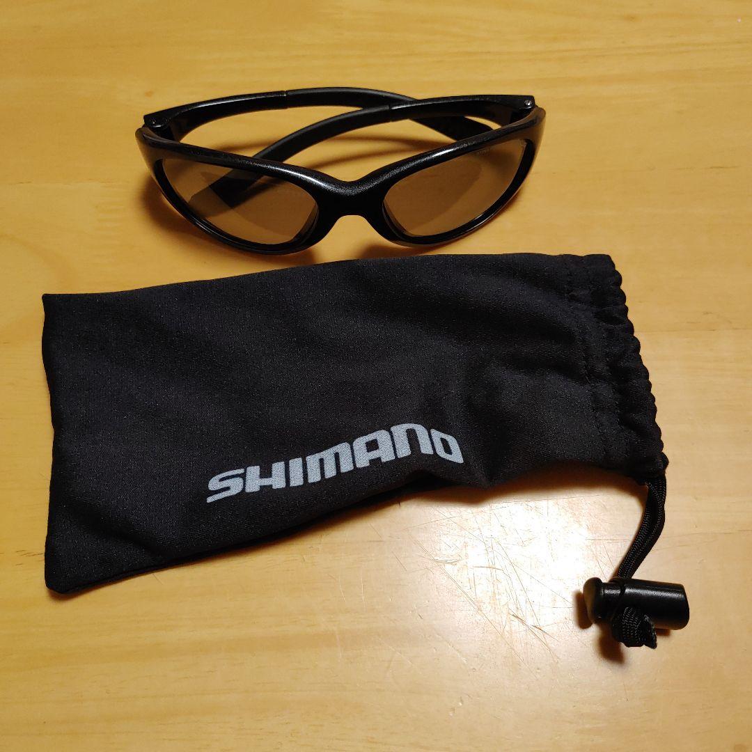 希少 シマノ NEXUS 偏光サングラス ガンメタ