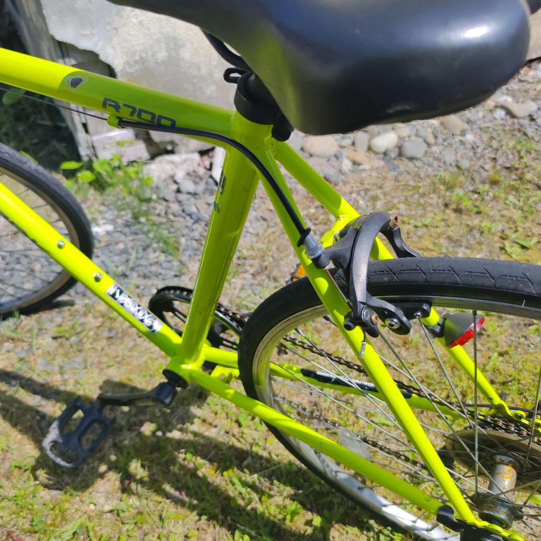 DAINICHI 大日産業 クロスバイク ロードマーク R700 蛍光イエロー