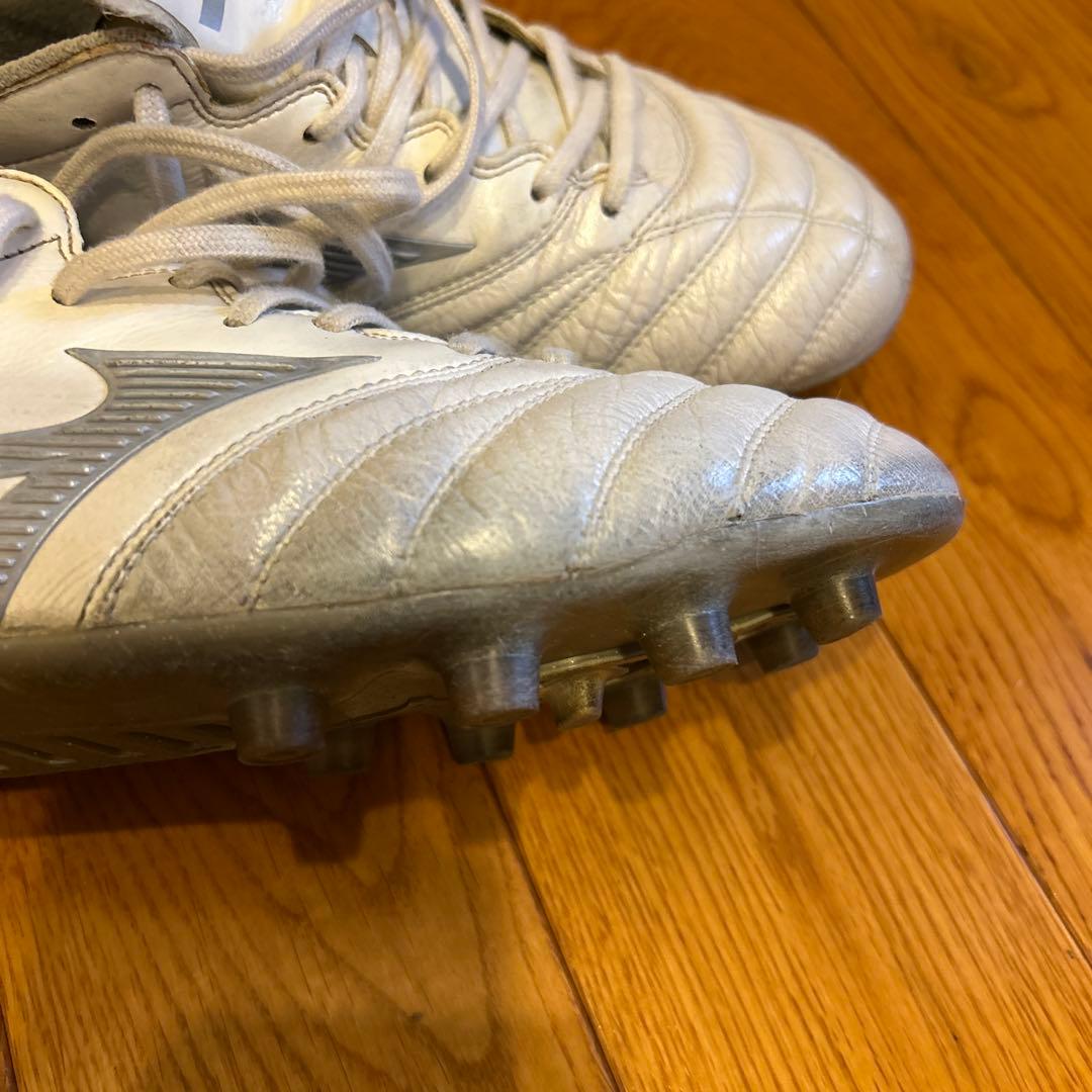 USED 早い者勝ち モレリアネオ3 Japan ホワイトxシルバー25.5cm