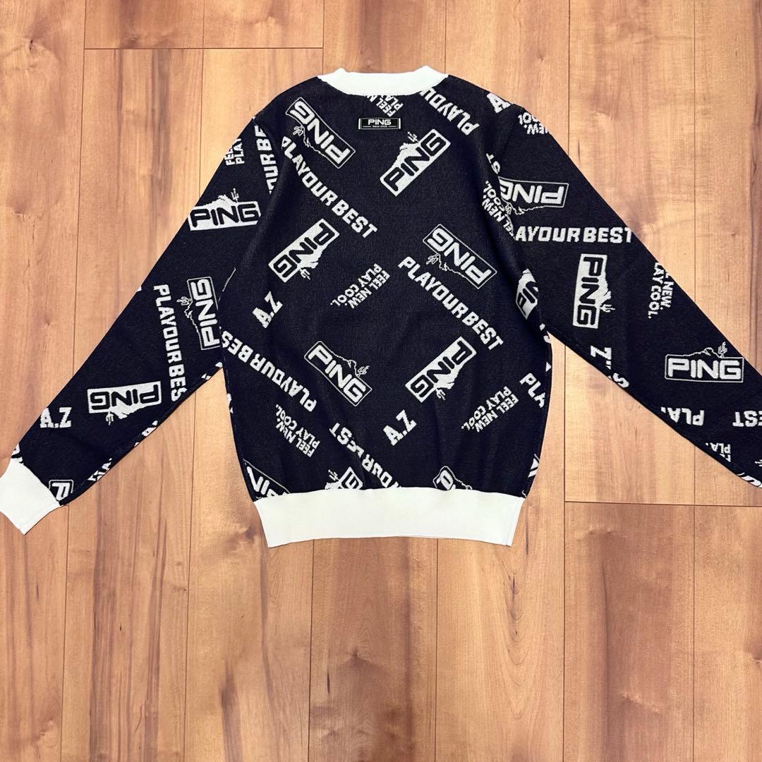 長袖スプリングニット　スカート　セットアップ　春夏商品　ゴルフウェア　レディース