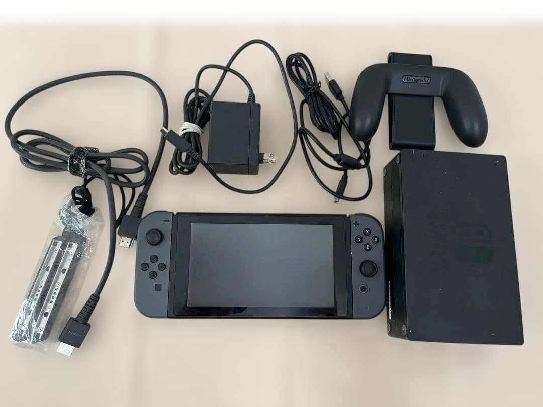 Nintendo Switch 本体 バッテリー強化型 グレー 箱ありSB付き