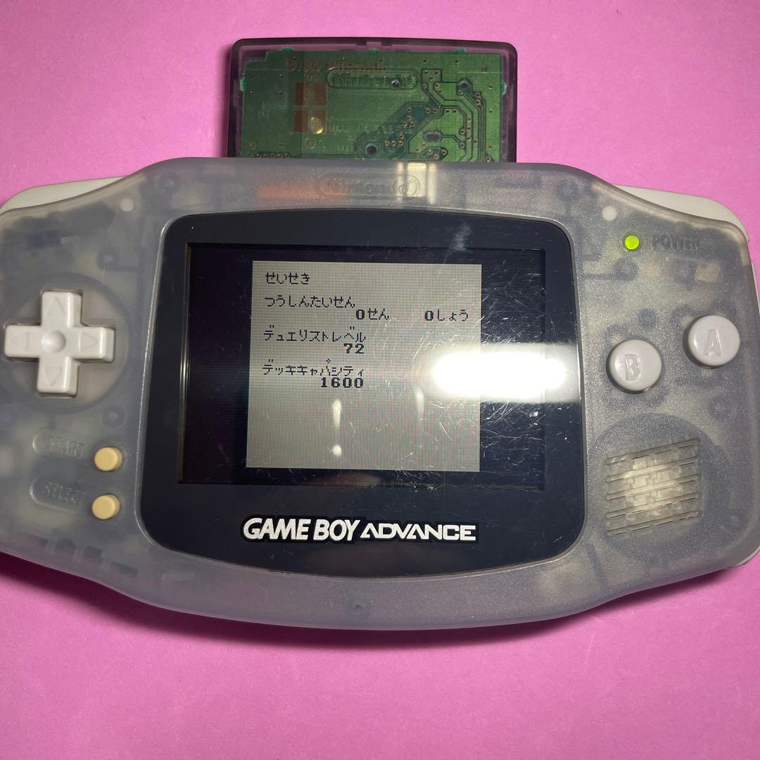 GBA ゲームボーイアドバンス クリアパープル 本体+ソフト3本