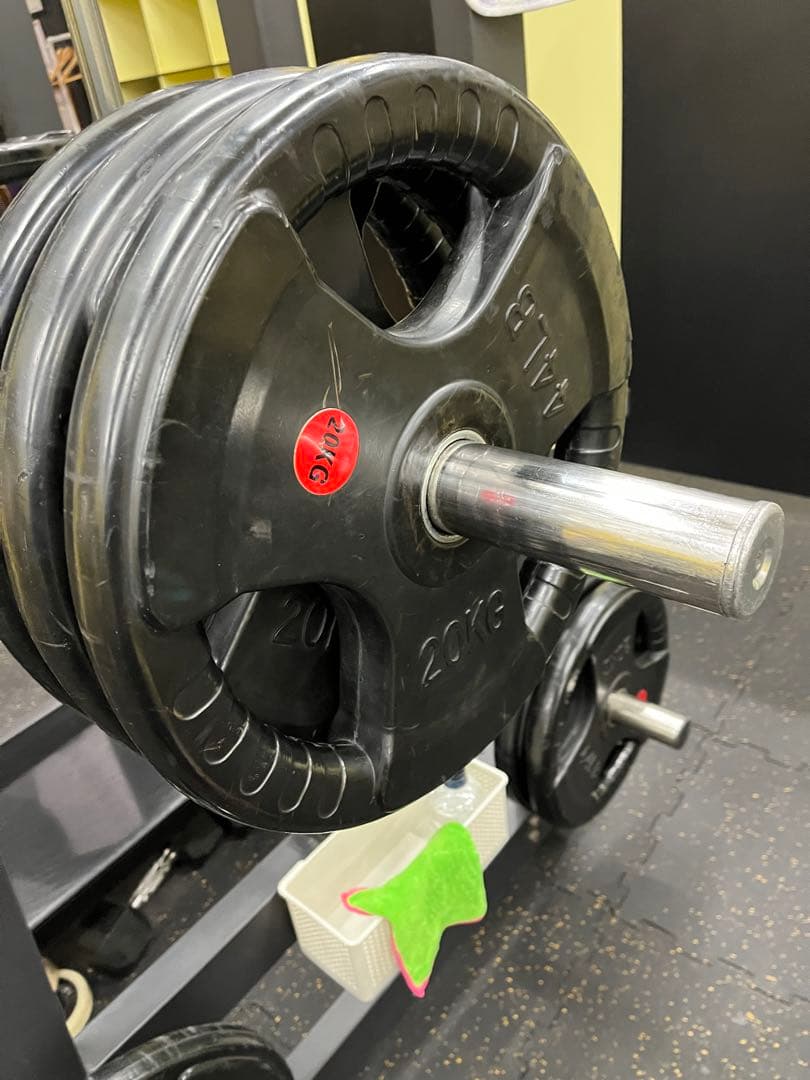 50mmラバープレート20kg15kg10kg 5kg2.5kg 2枚