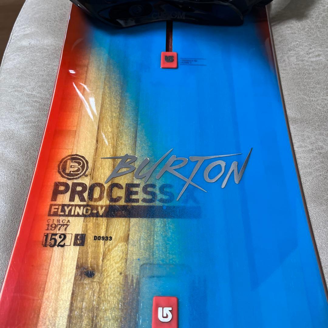 超美品 BURTON PROCESS X 152×BURTON CUSTOM M