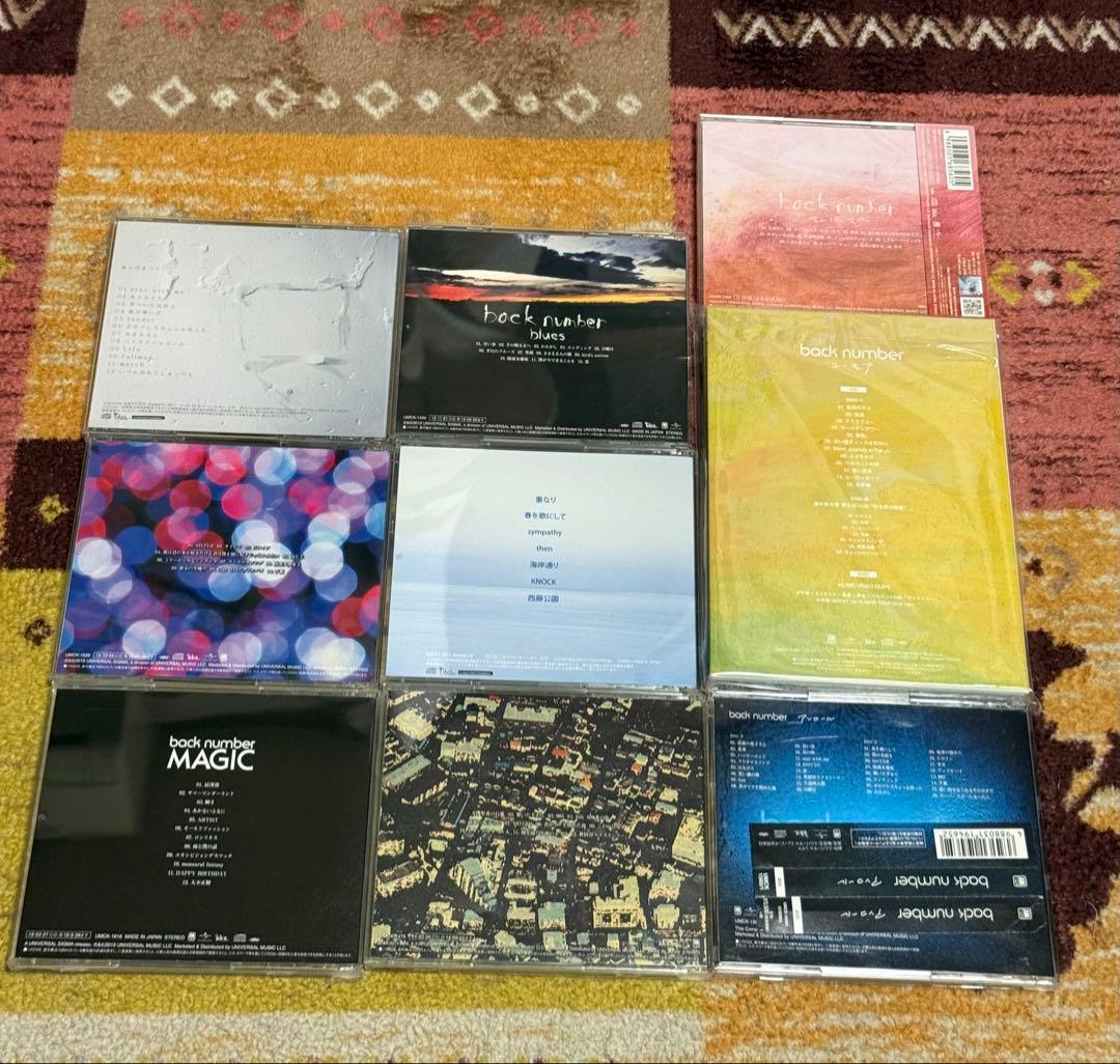 backnumber CD アルバムコレクション 9枚