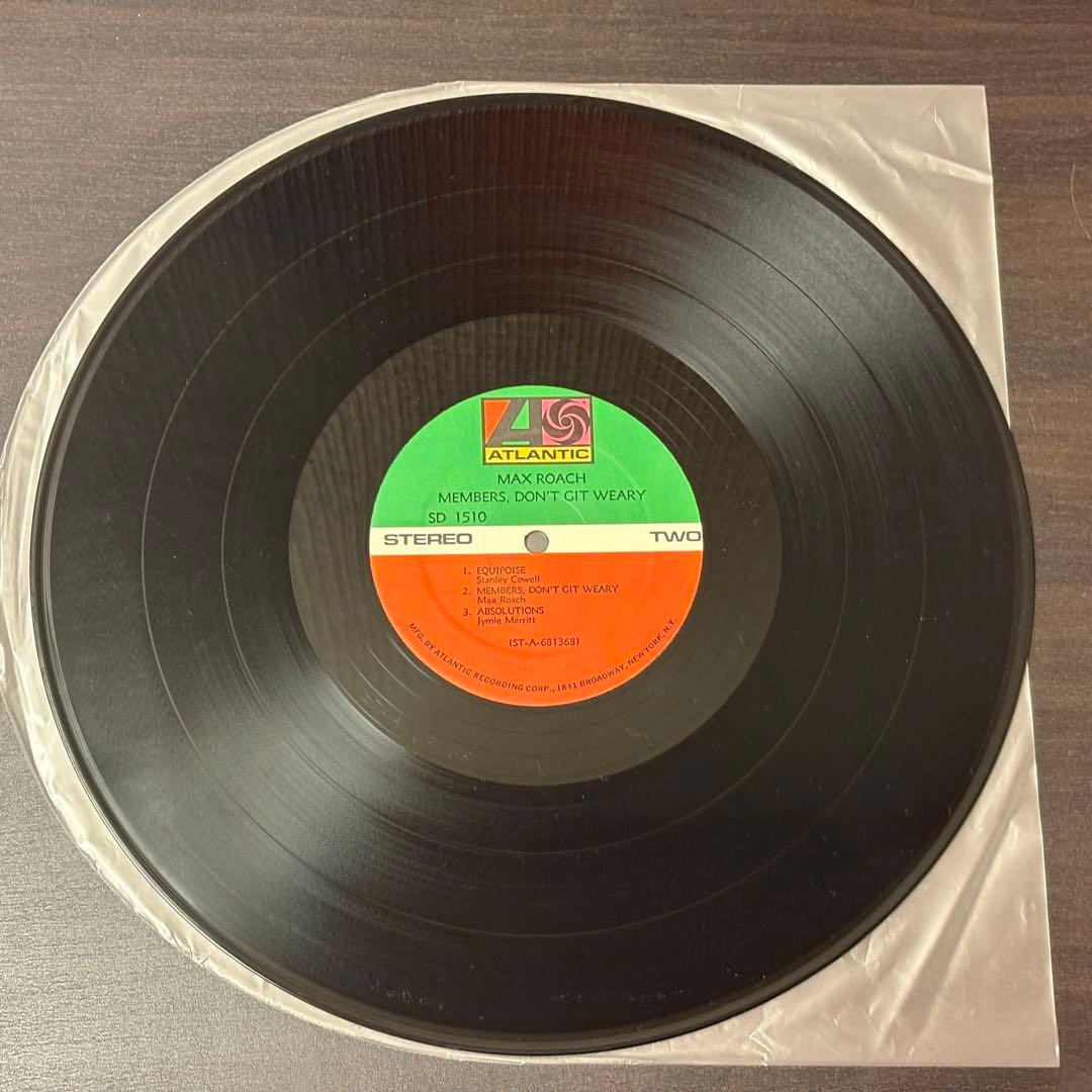 Max Roach - Members Don't Git Weary レコード