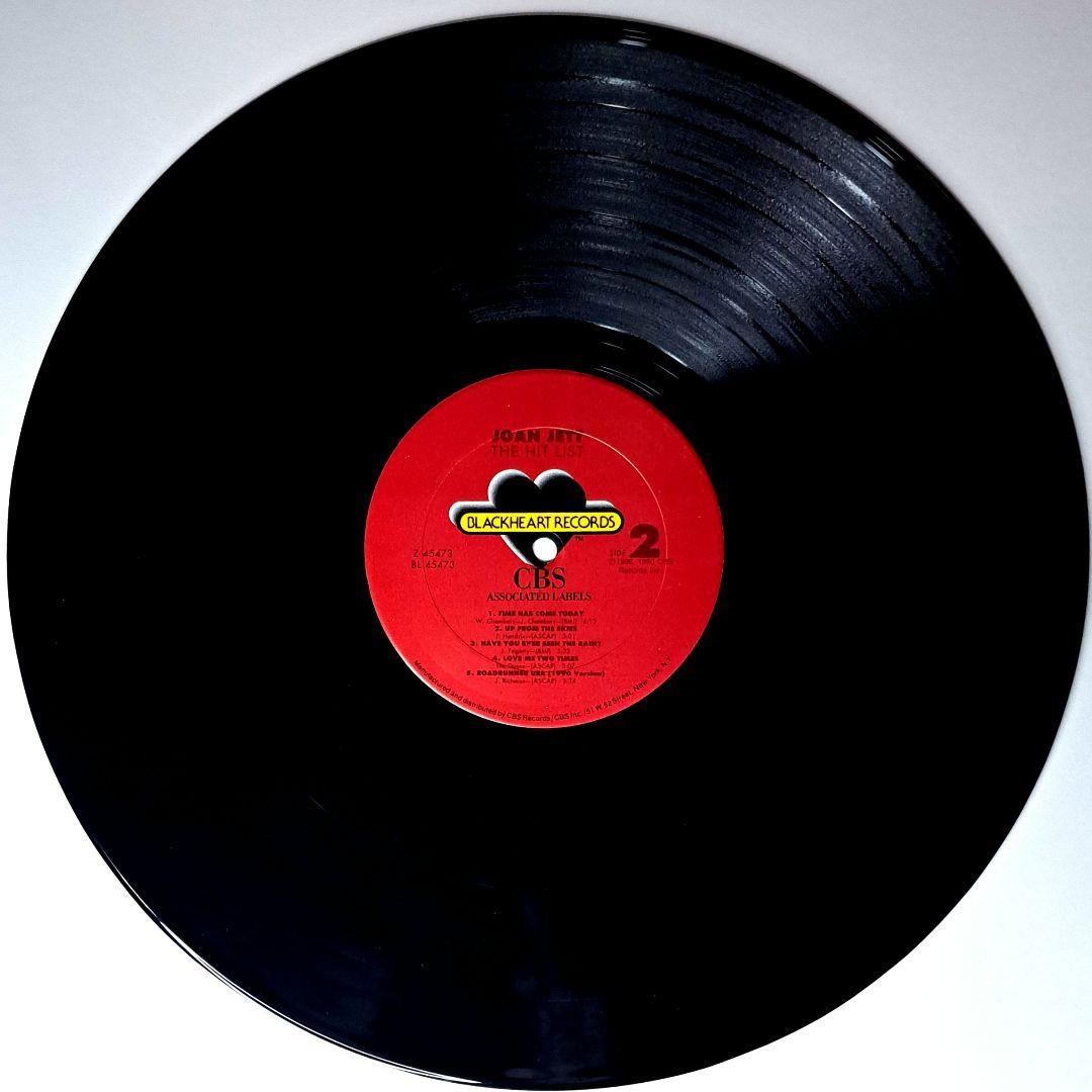 シュリンク付　Joan Jett　The Hit List　レコード　LP　美品