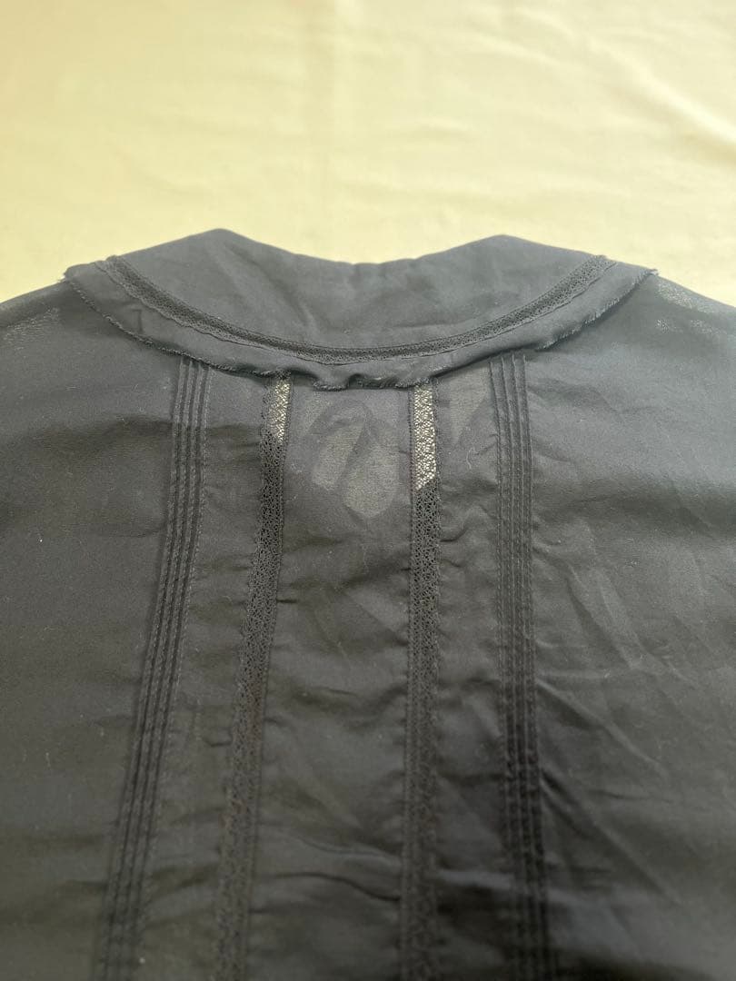 Curensology 襟付きブラウス　ブラック