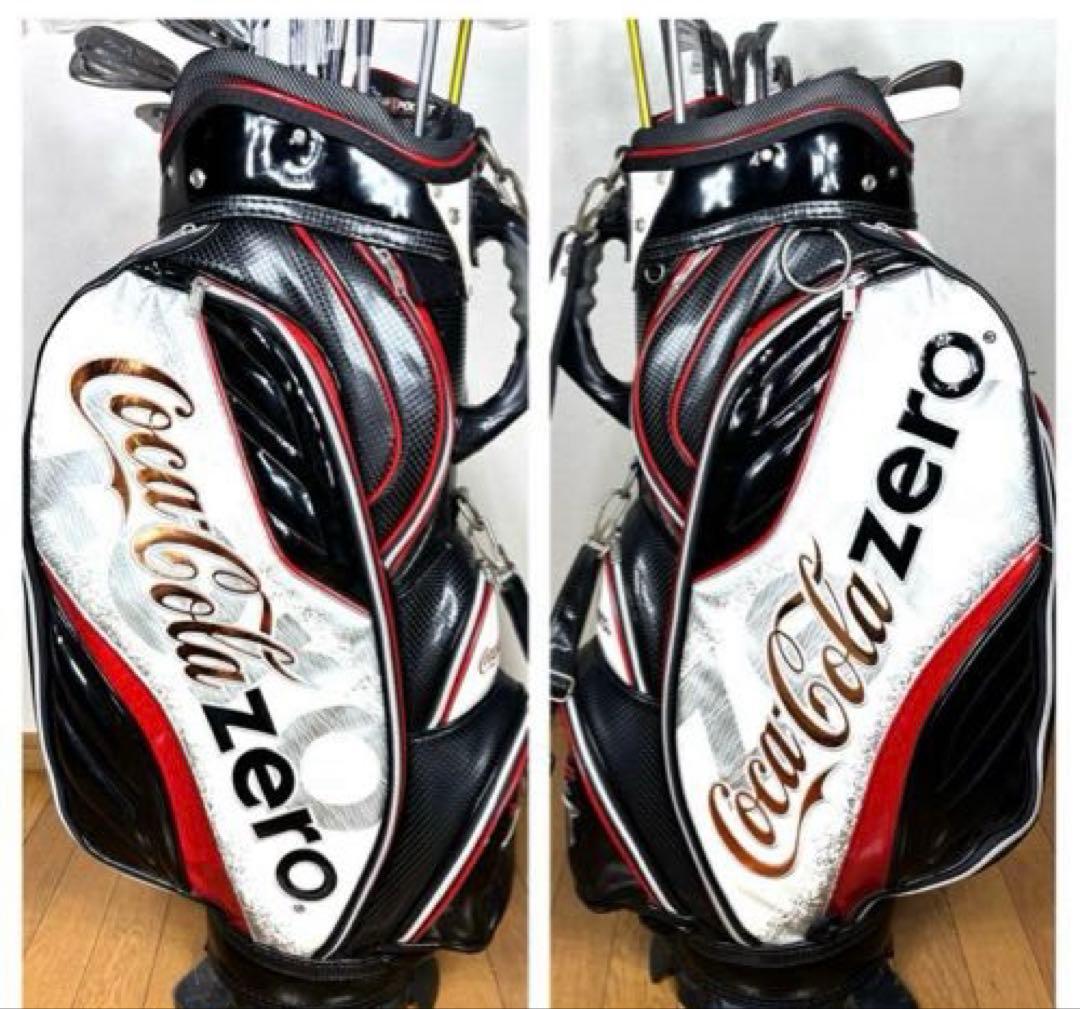 【希少】コカコーラゴルフバックメンズゴルフクラブ13本 セット タイトリスト