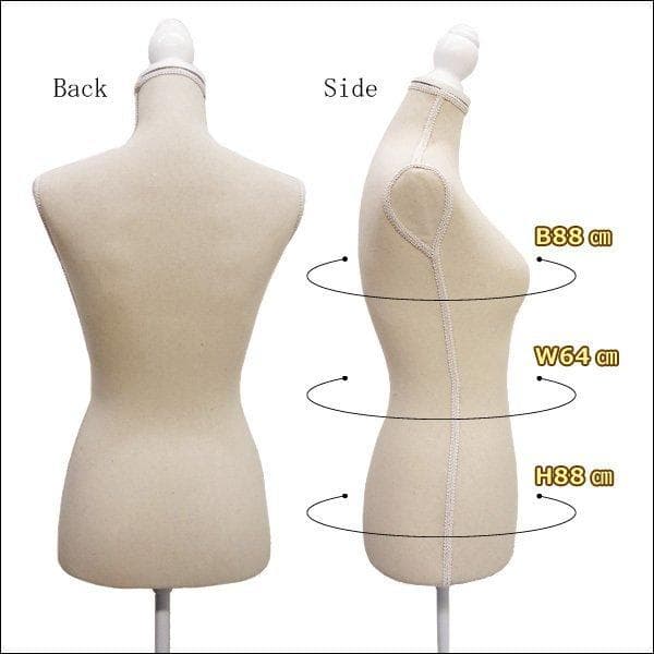 レディース 柄トルソー 9号 猫脚白 G-17A