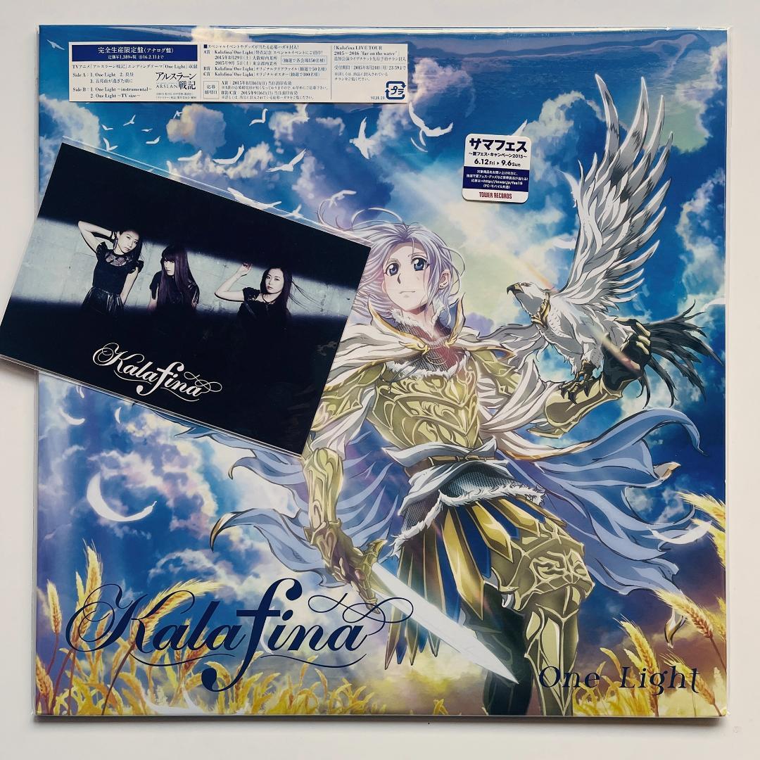 美盤 レコード ポストカード Kalafina One Light カラフィナ