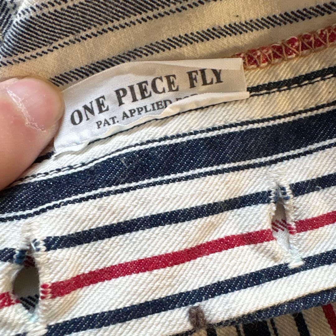 【新品未使用】激レア　ダブルダイアモンドシンチバックマルチストライプパンツ