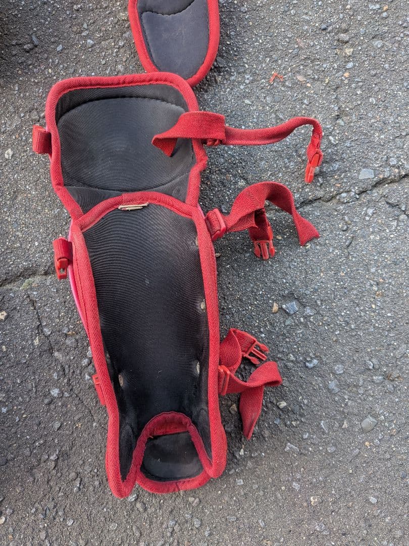 Mizuno キャッチャー用プロテクターセット 赤少年用