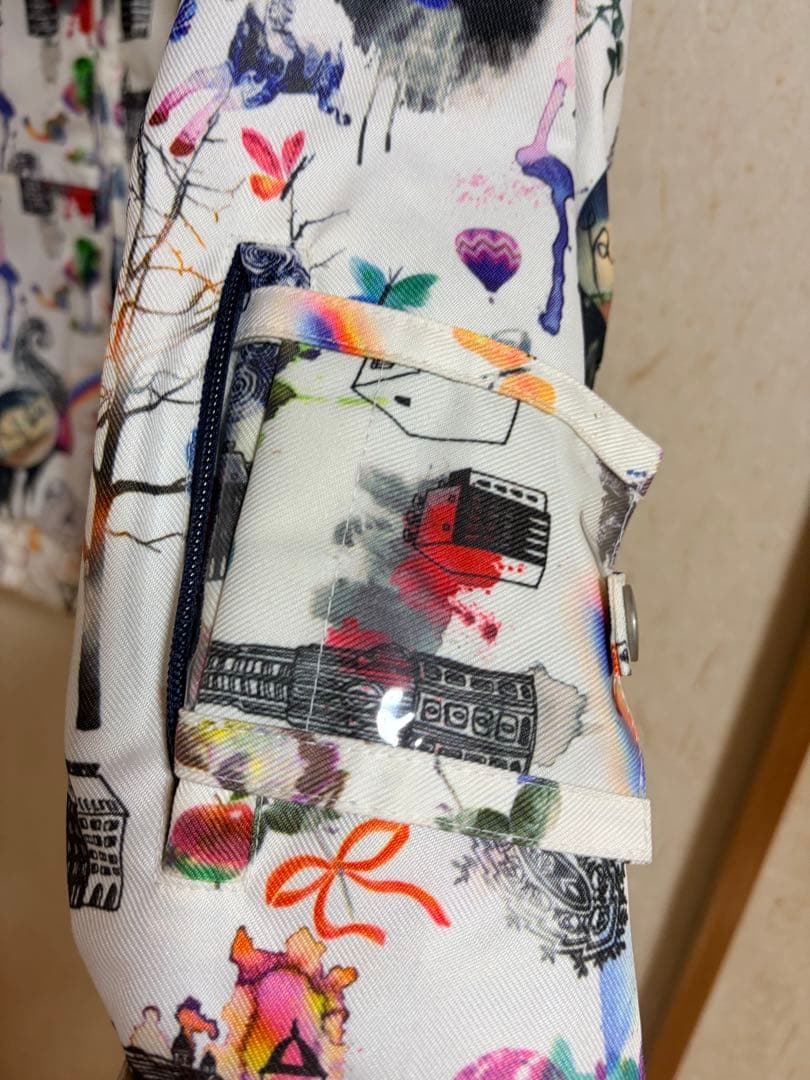 【ほぼ美品】ScoLar スノーボード ウェア 上下　セット スカラー M 総柄