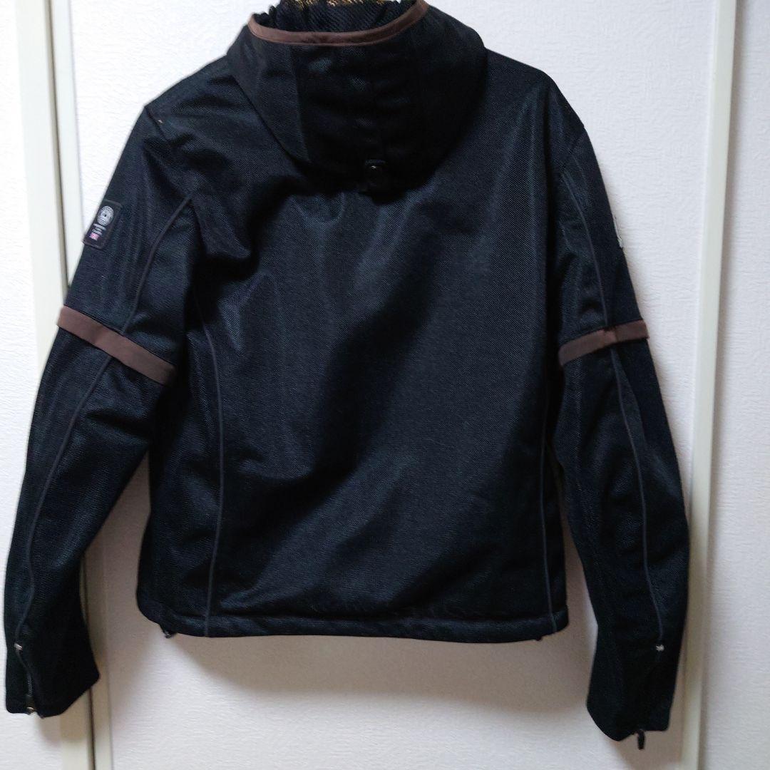 エースカフェロンドン ストリートメッシュ ライダース Lサイズ 黒。