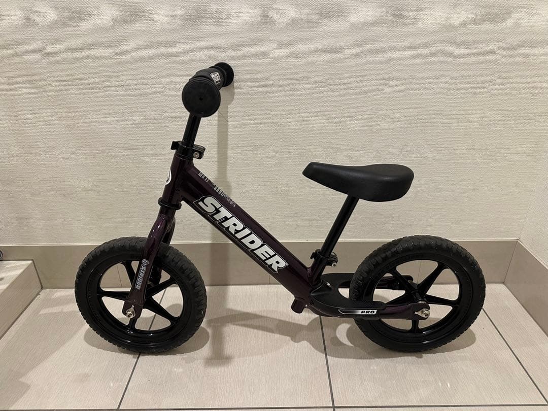 【美品】専用バッグ付　ストライダーPro 12インチ　パープル