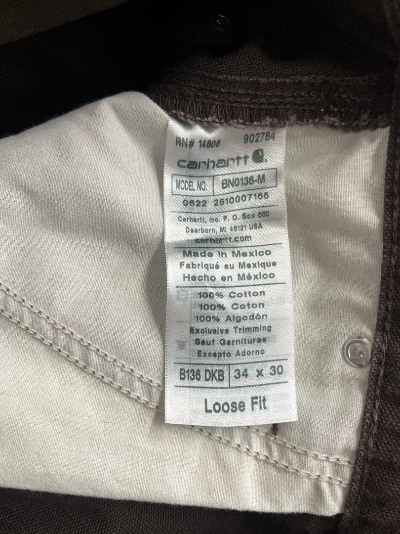 carhartt カーハート ダブルニー　SIZE 34