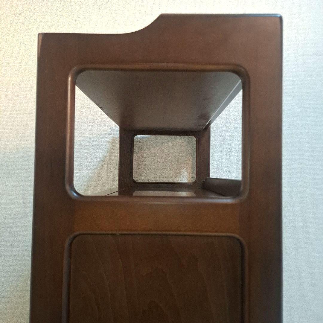 【美品】karimoku カリモク オールドカリモク 電話台 ファックス台