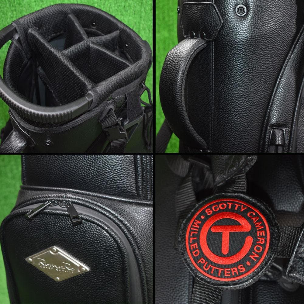 スタンド式 キャディバッグ9型【マッドブラック】訳あり品！