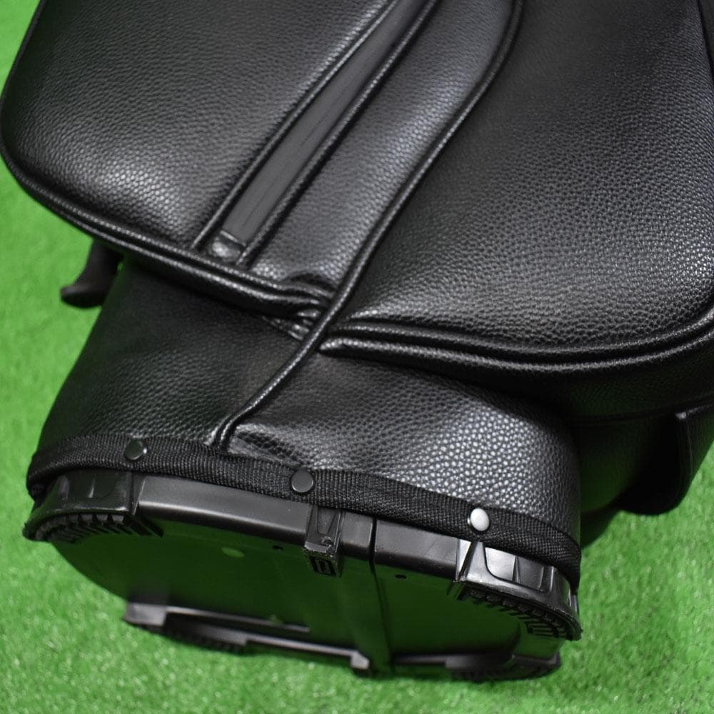 スタンド式 キャディバッグ9型【マッドブラック】訳あり品！