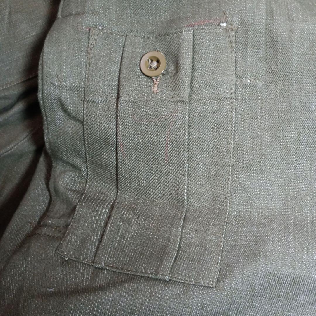 WW2戦後イギリス軍グリーンデニムパンツ
