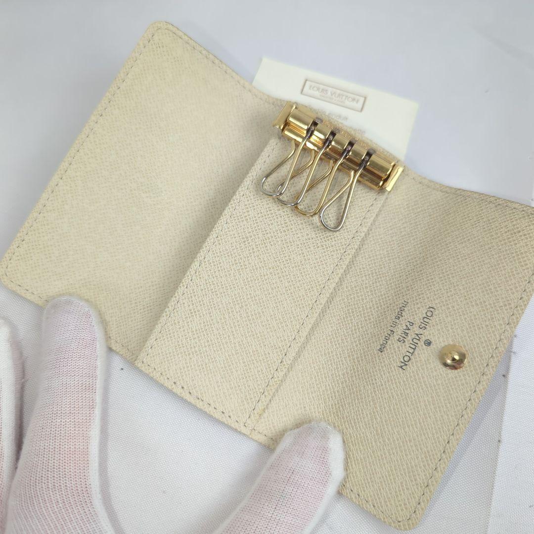 【新品級】LOUISVUITTON アズール ミュルティクレ 4連 キーケース