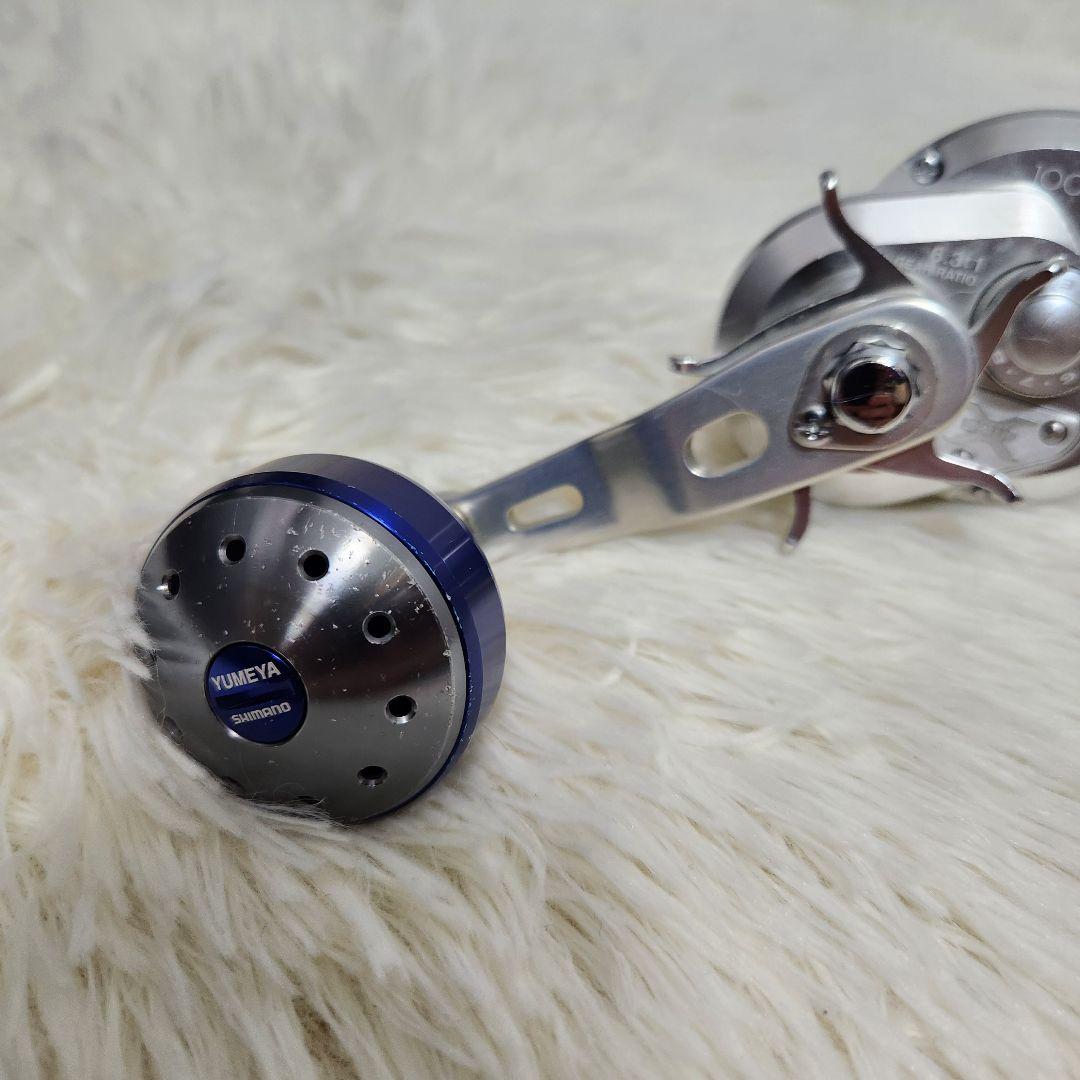 シマノ 12 オシアジガー 1001HG 夢屋パワーハンドルノブ 左ハンドル