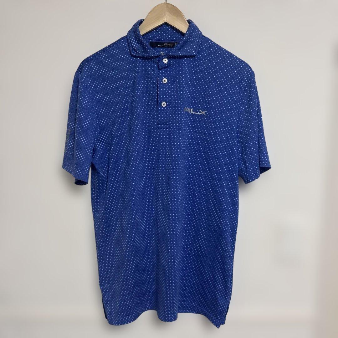 RLX　ラルフローレン　半袖ポロシャツ　ゴルフ　メンズ　S　ドット柄