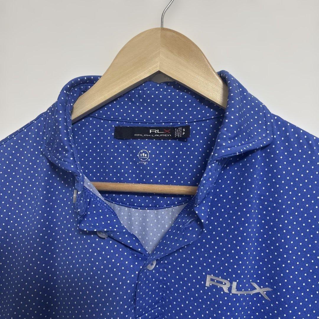 RLX　ラルフローレン　半袖ポロシャツ　ゴルフ　メンズ　S　ドット柄