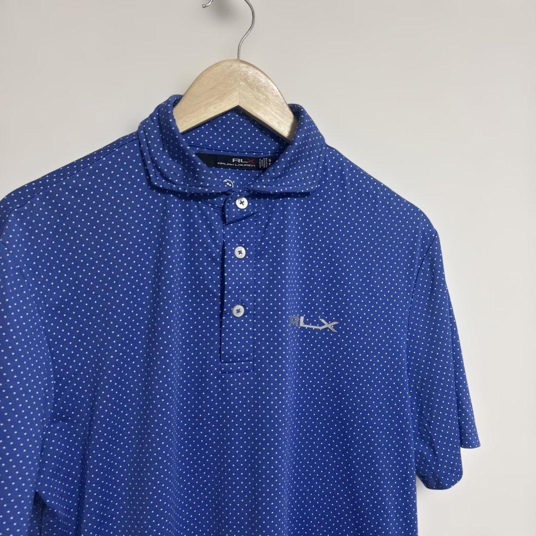 RLX　ラルフローレン　半袖ポロシャツ　ゴルフ　メンズ　S　ドット柄