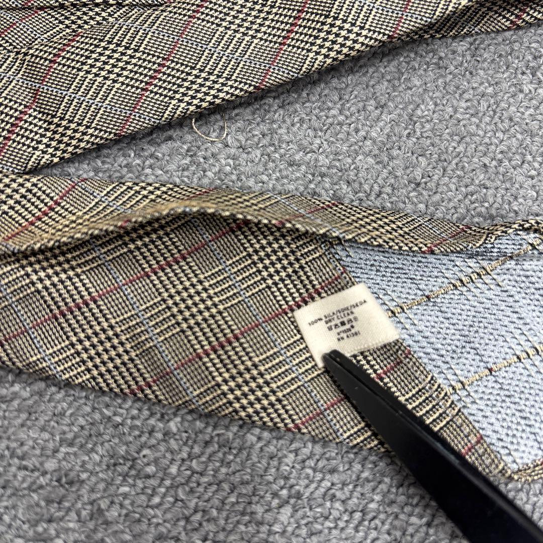 RRL ダブルアールエル ハンドメイド ネクタイ　チェック　シルク