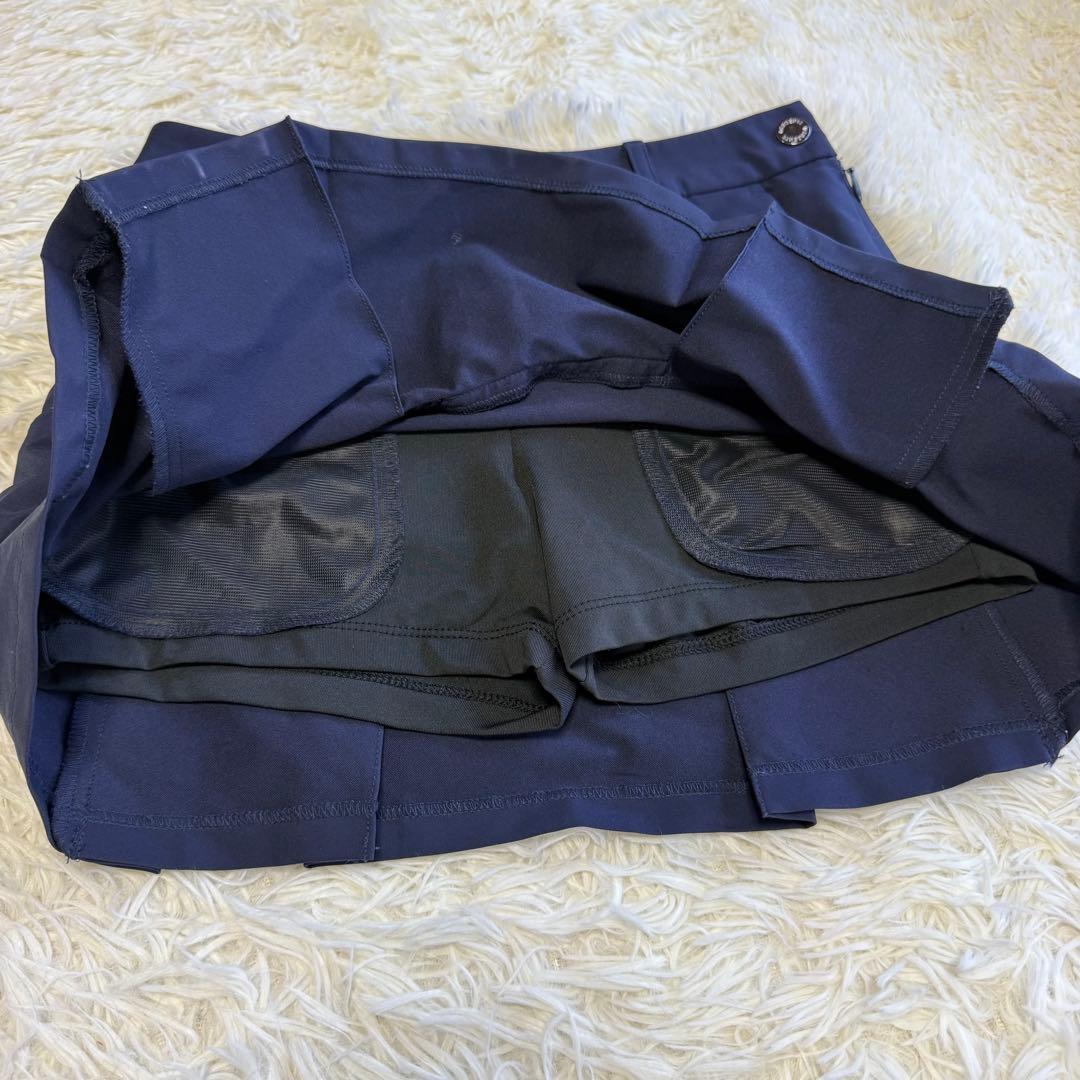 【デサントゴルフ】美品 セットアップ ノースリーブ スカート S レディース