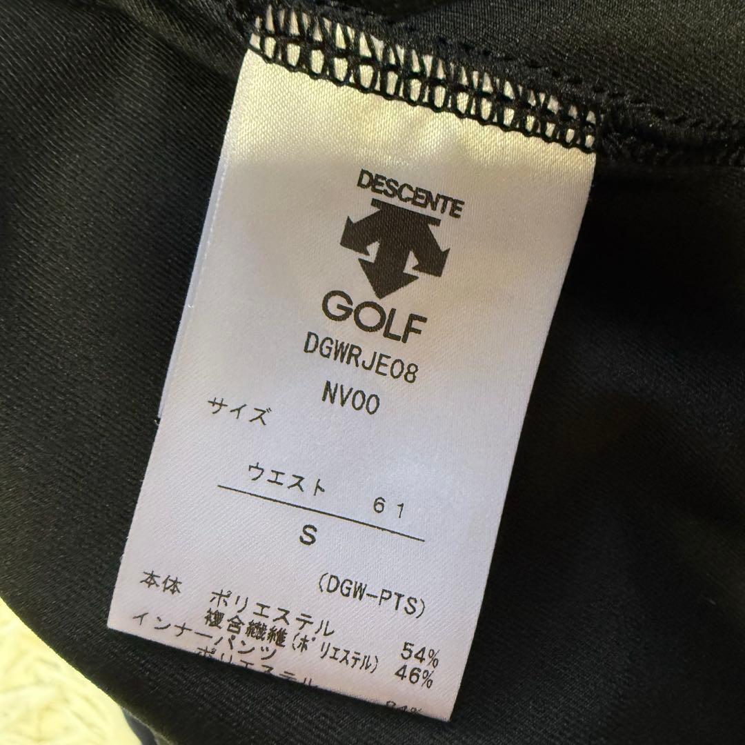 【デサントゴルフ】美品 セットアップ ノースリーブ スカート S レディース