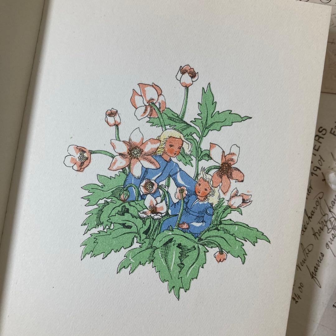 L882洋書古書1947年発行儚げな雰囲気がとても素敵なドイツのアンティーク絵本