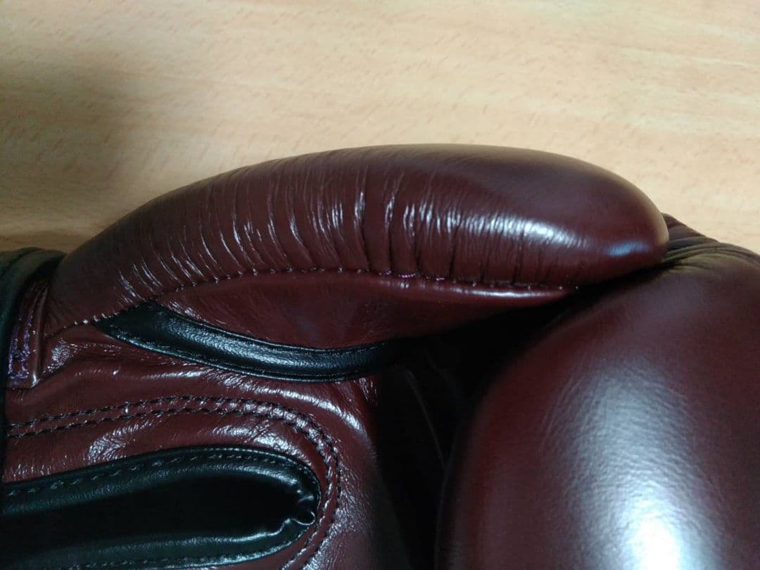 本革製WINDYボクシンググローブ 10oz マロン栗色 キックボクシング NP