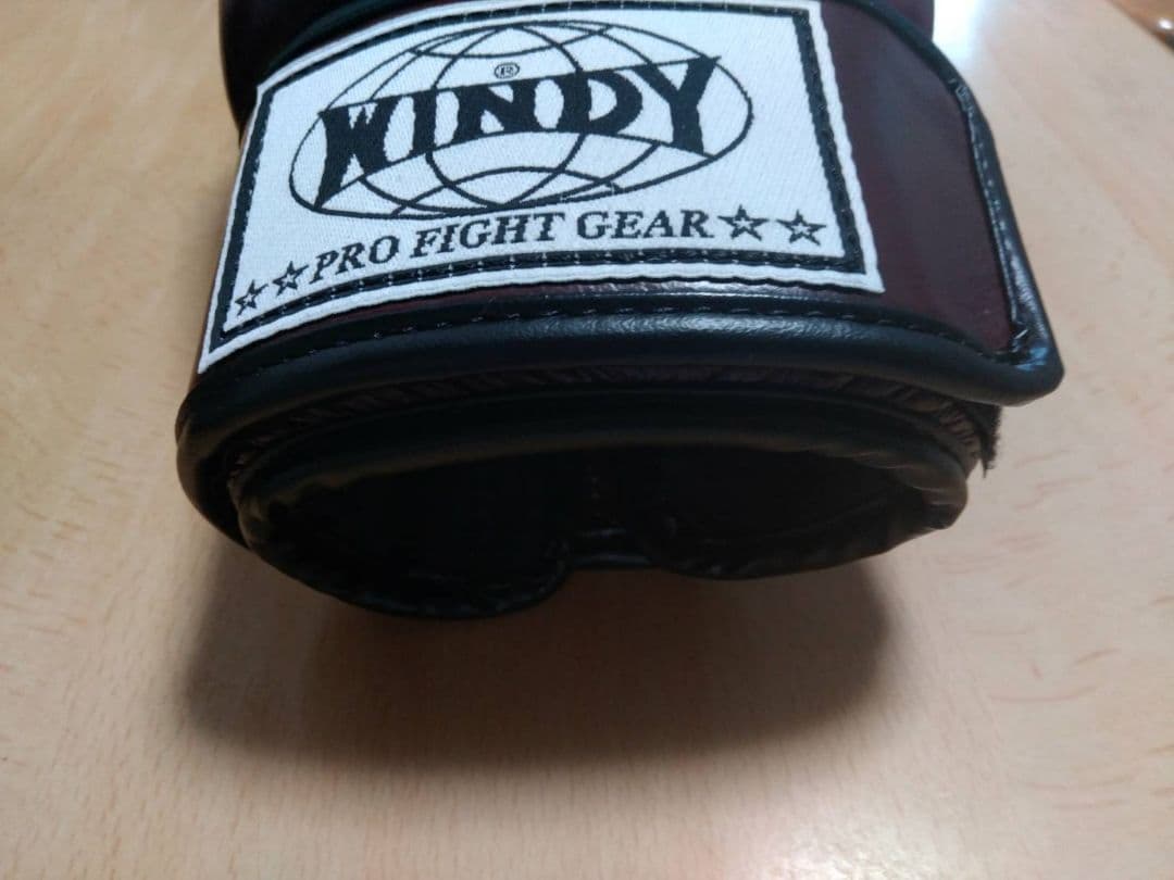 本革製WINDYボクシンググローブ 10oz マロン栗色 キックボクシング NP