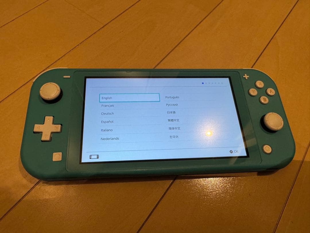 美品　【Nintendo】Switch Liteターコイズ　本体のみ