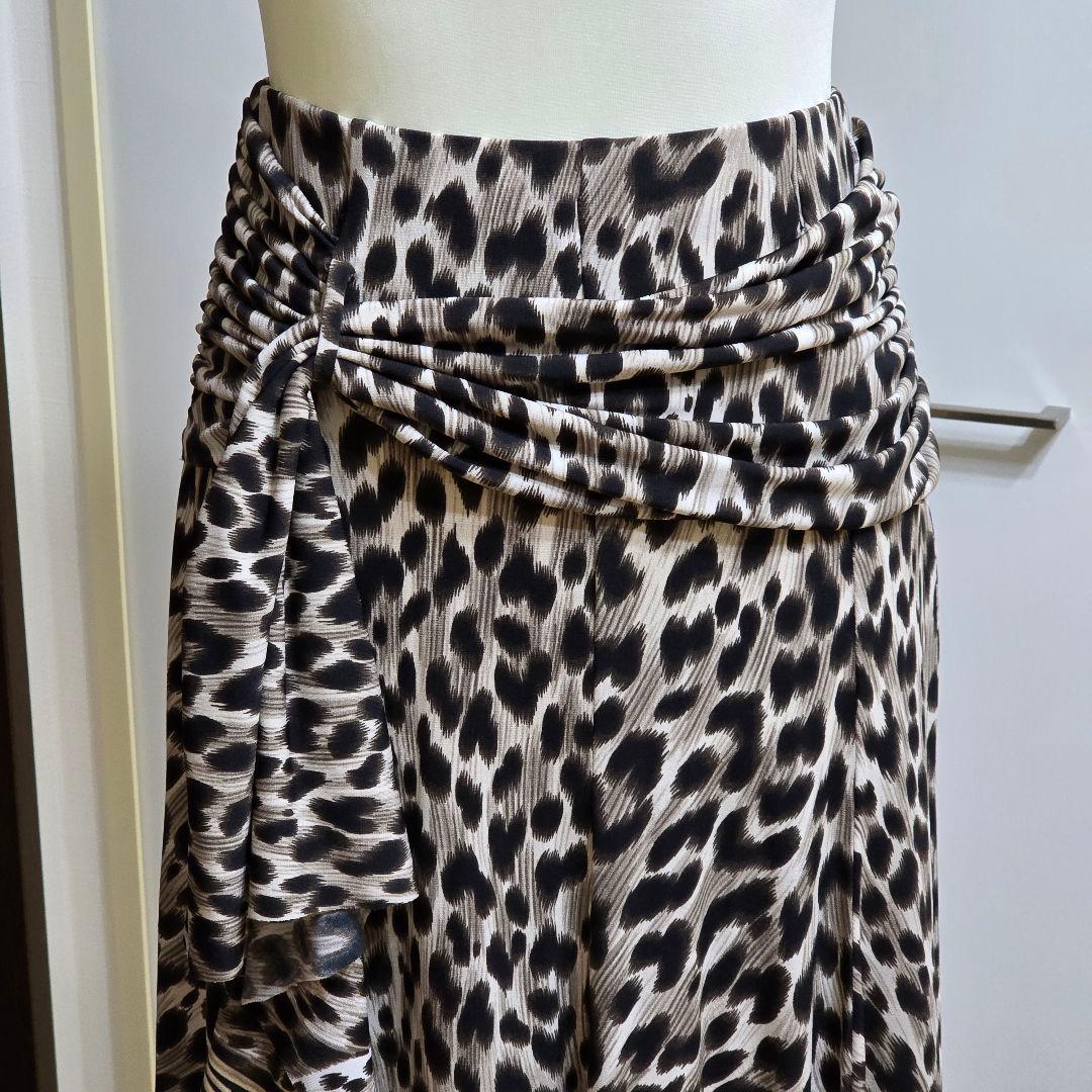 社交ダンス ヒョウ柄 セットアップ モダン＆ラテン兼用 2WAY衣装