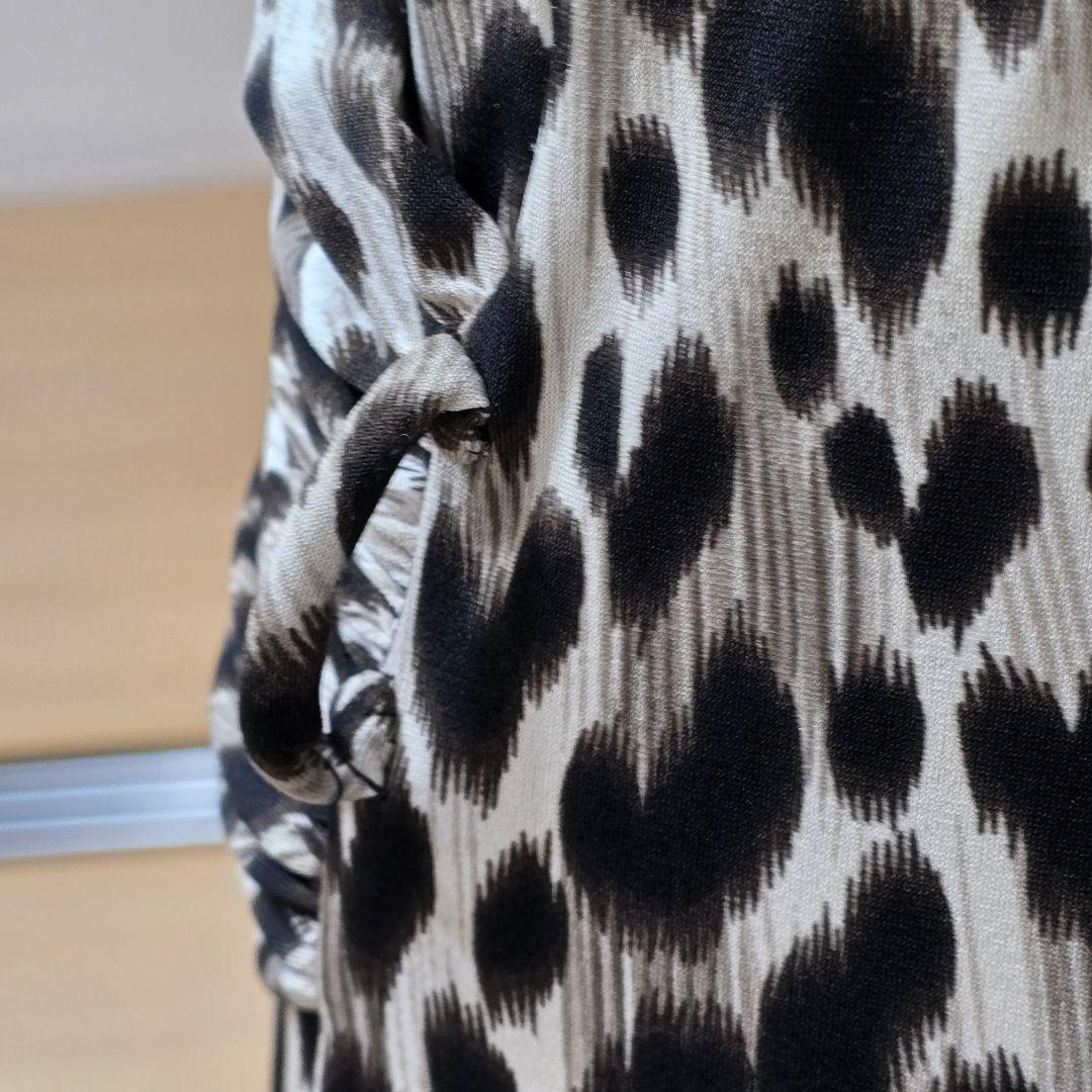 社交ダンス ヒョウ柄 セットアップ モダン＆ラテン兼用 2WAY衣装