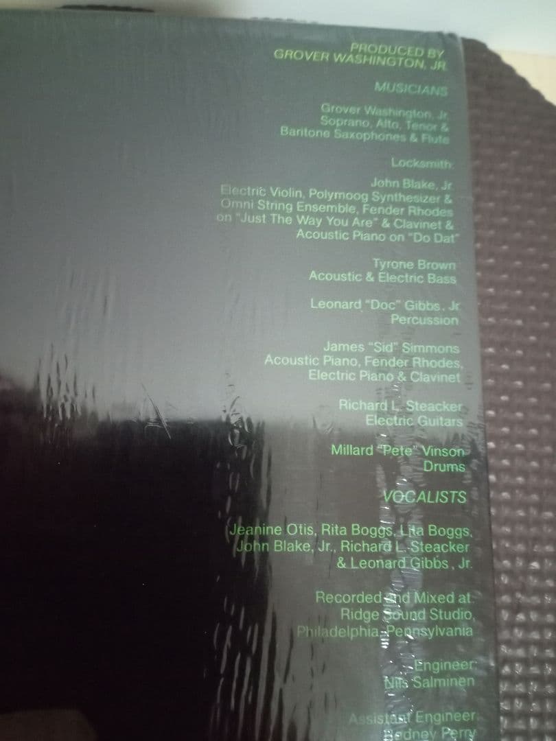 Grover Washington, Jr.　レアグルーヴ　JAZZ FUNK