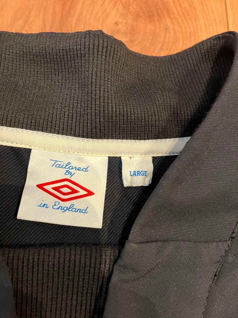 イングランド代表 UMBRO プルオーバードリルトップ古着　Lアンブロ