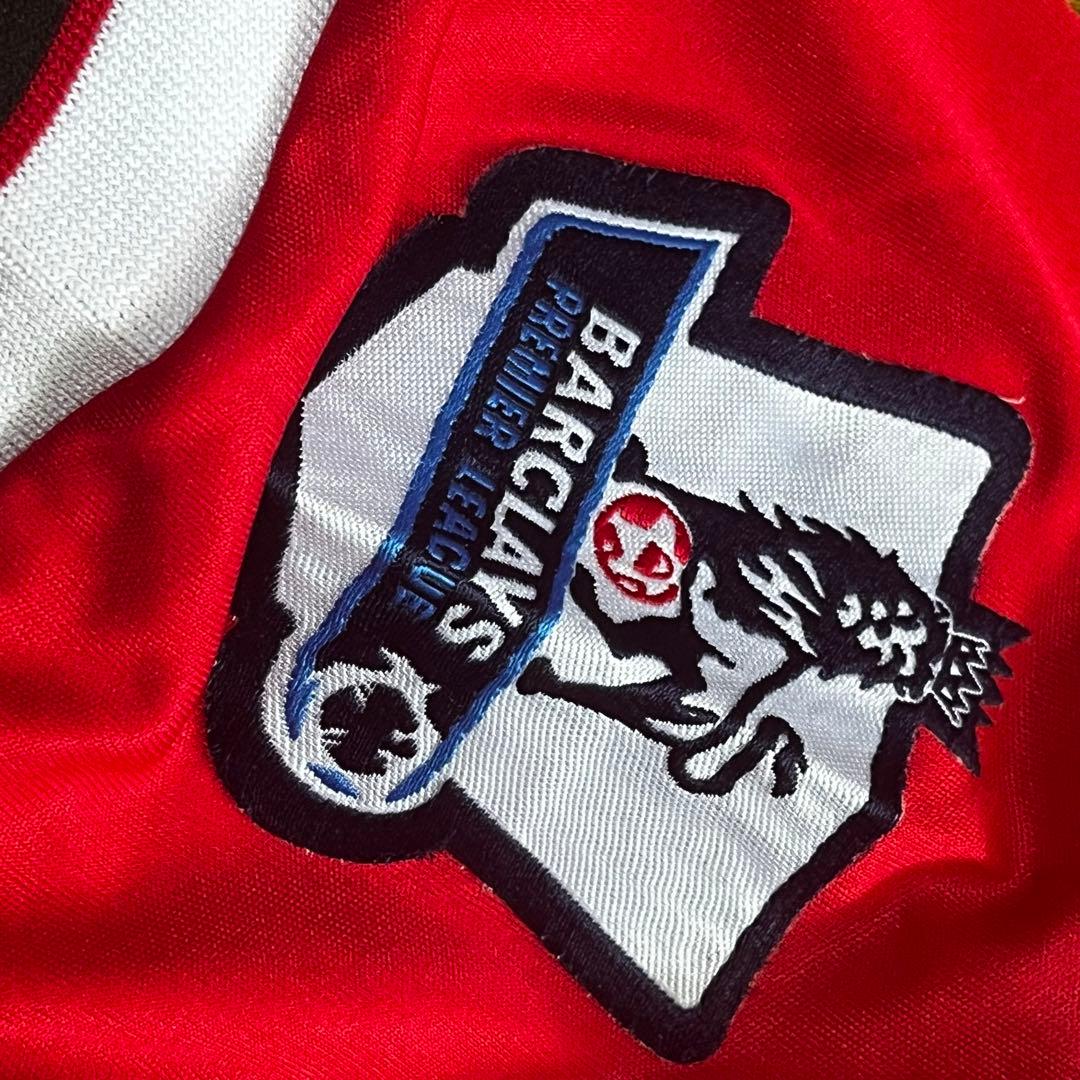 90s y2k NIKE マンチェスターユナイテッド サッカーシャツ TEE 赤