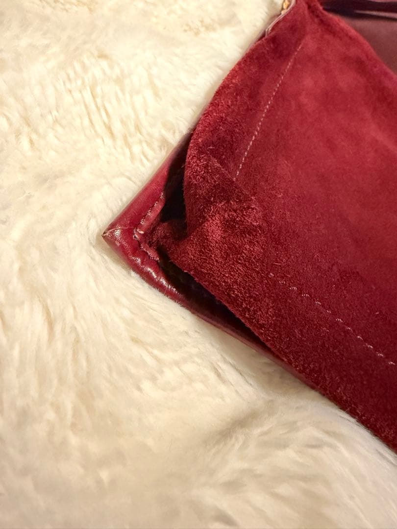 LOEWE スウェード ショルダーバッグ