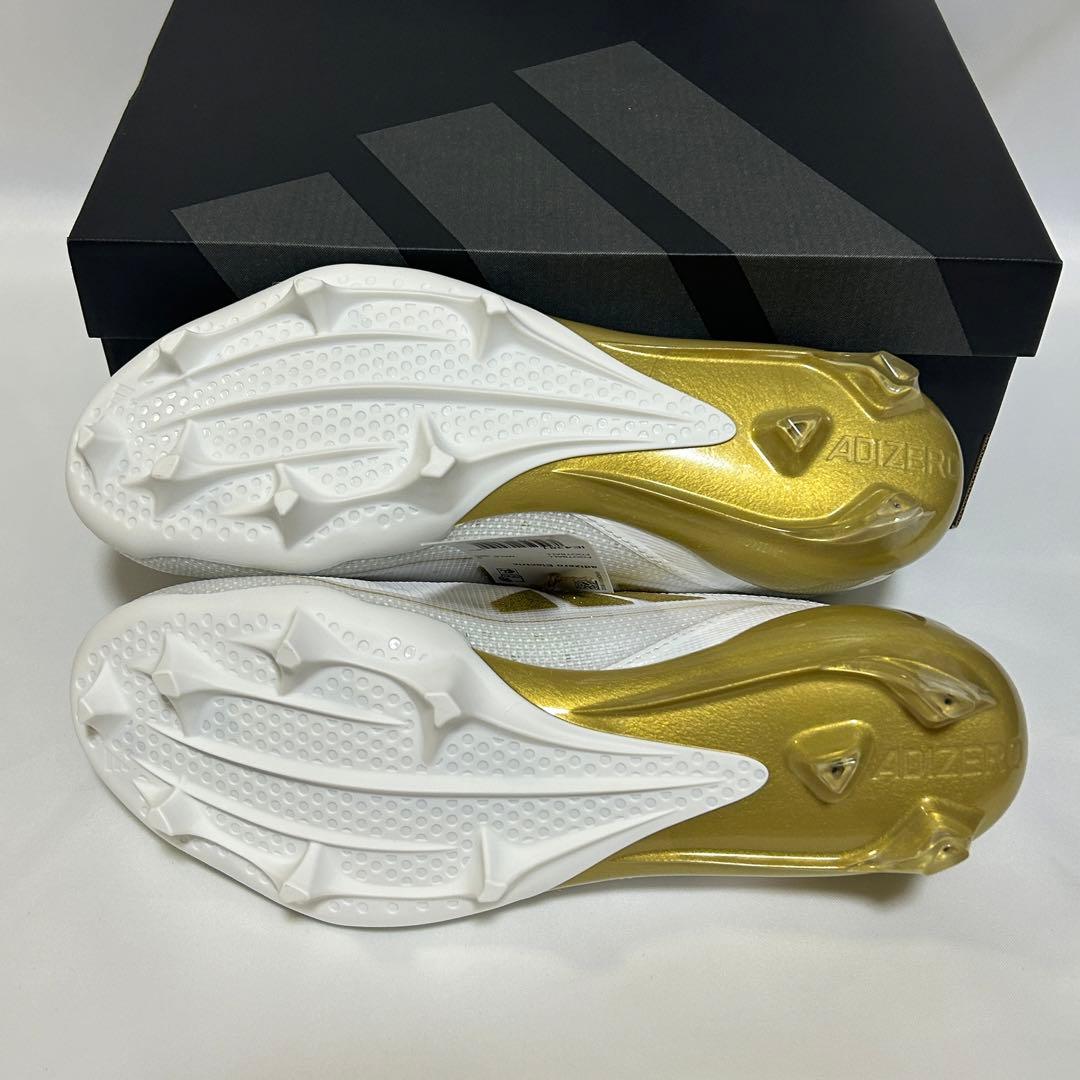 Adizero Electric Cleats WHT/GLD　27.5㎝　K