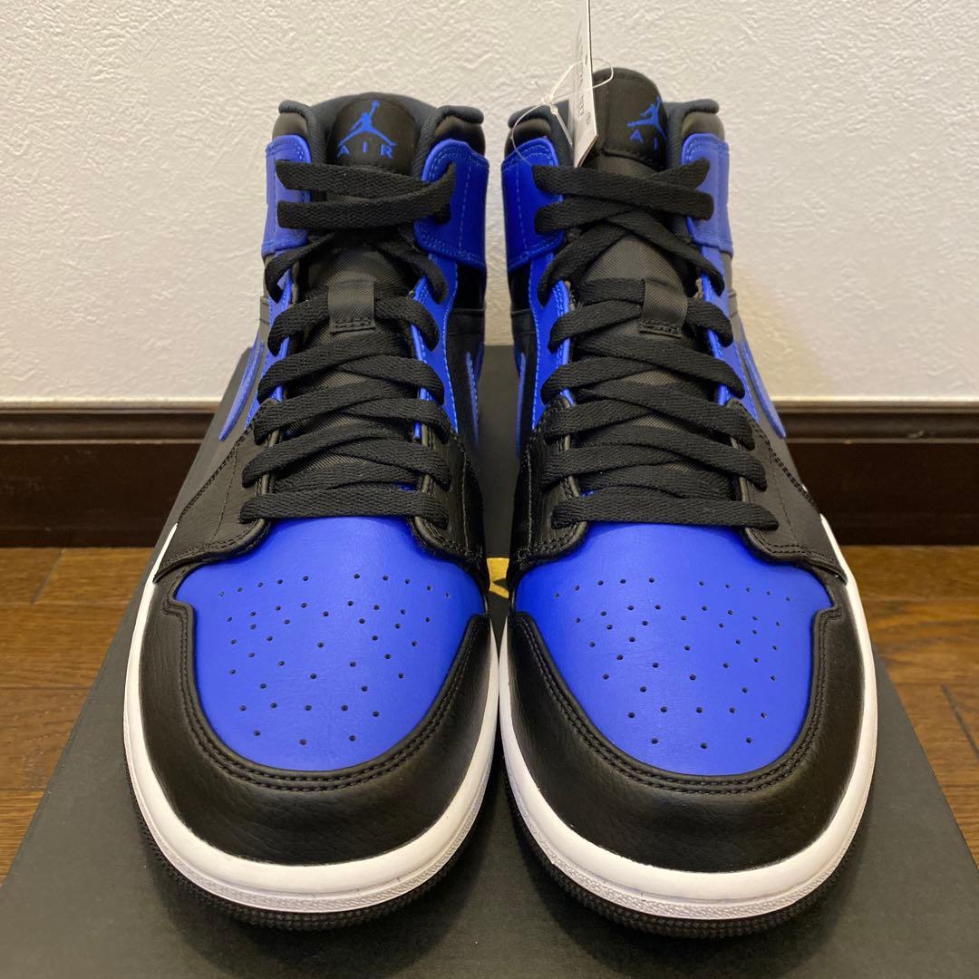 Air Jordan 1 MID シューズ US 10.5 ブラック/ブルー