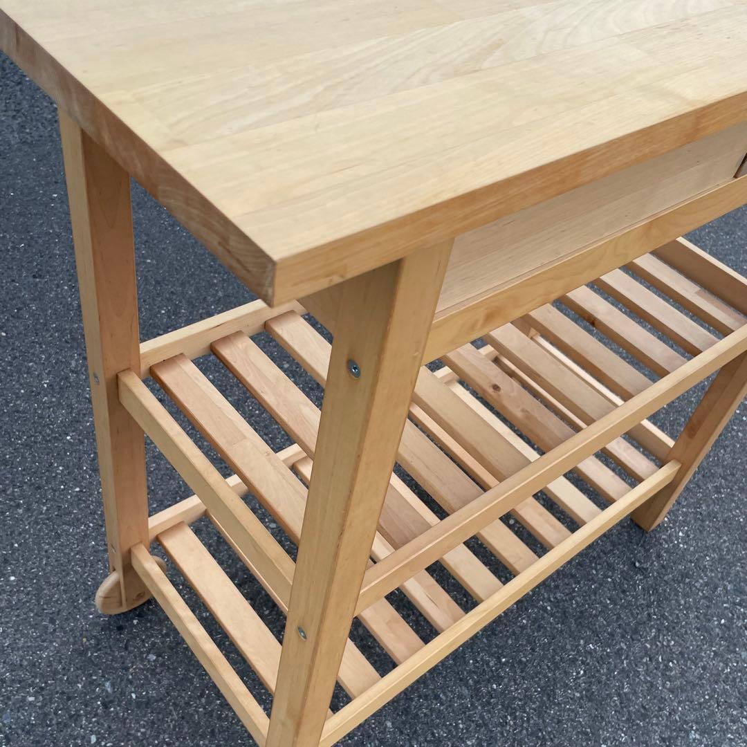 IKEA キッチンワゴンFÖRHÖJA フォルホイア 棚 インテリア