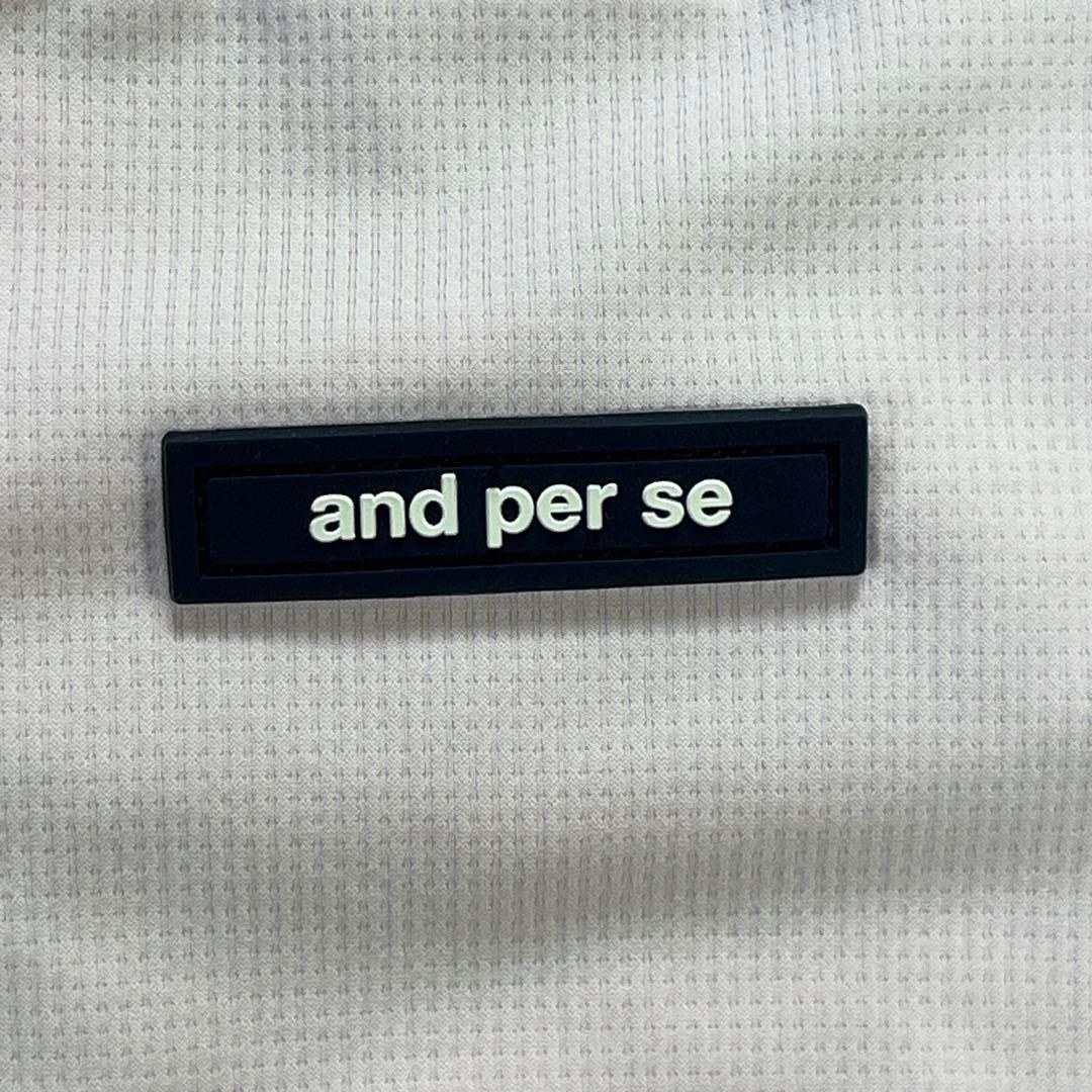 AND PER SE アンパスィ 2023年モデル ハイネック 長袖Tシャ ツ