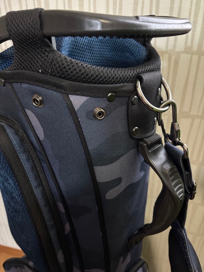 BEAMS GOLF ビームスゴルフ ブルーグレーカモ キャディバック 美品