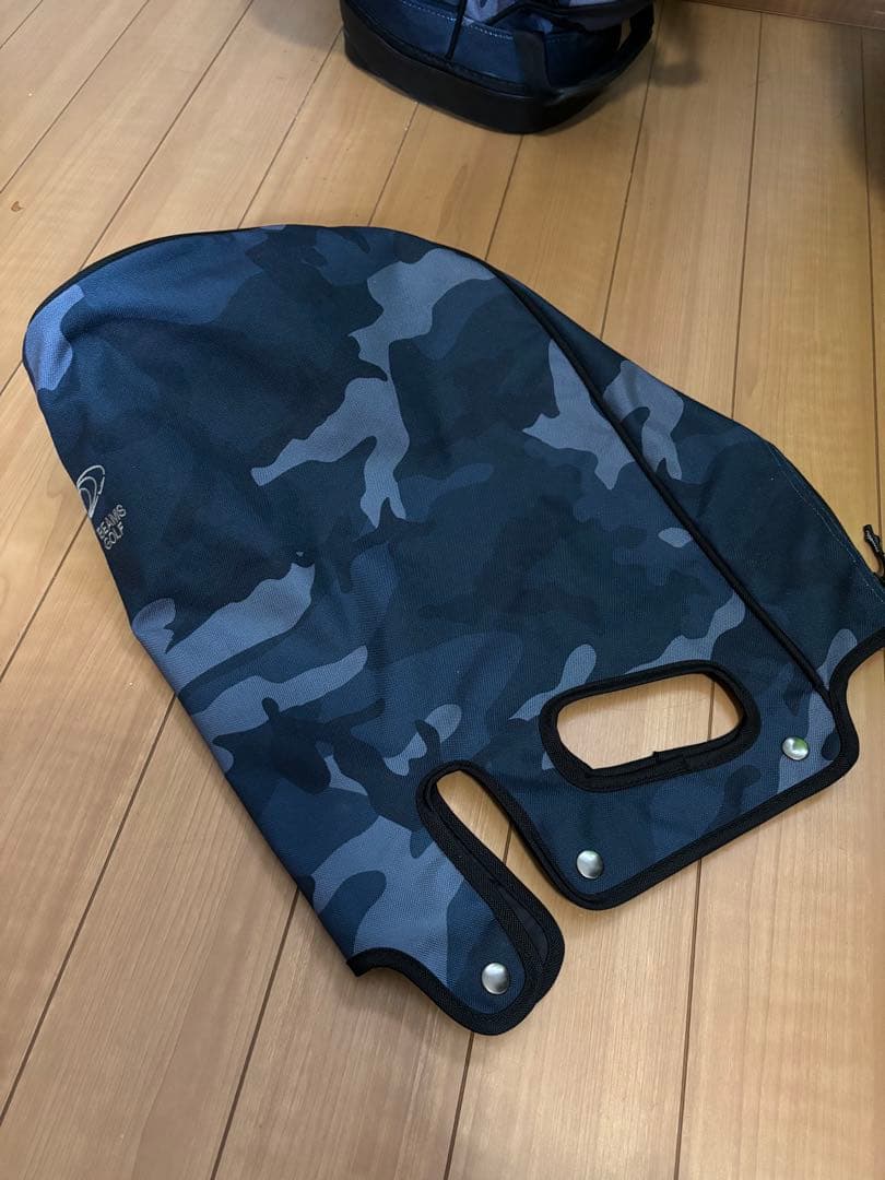 BEAMS GOLF ビームスゴルフ ブルーグレーカモ キャディバック 美品