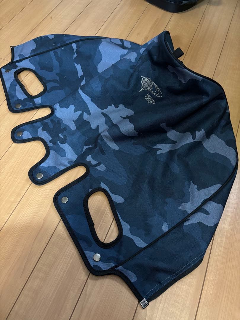 BEAMS GOLF ビームスゴルフ ブルーグレーカモ キャディバック 美品